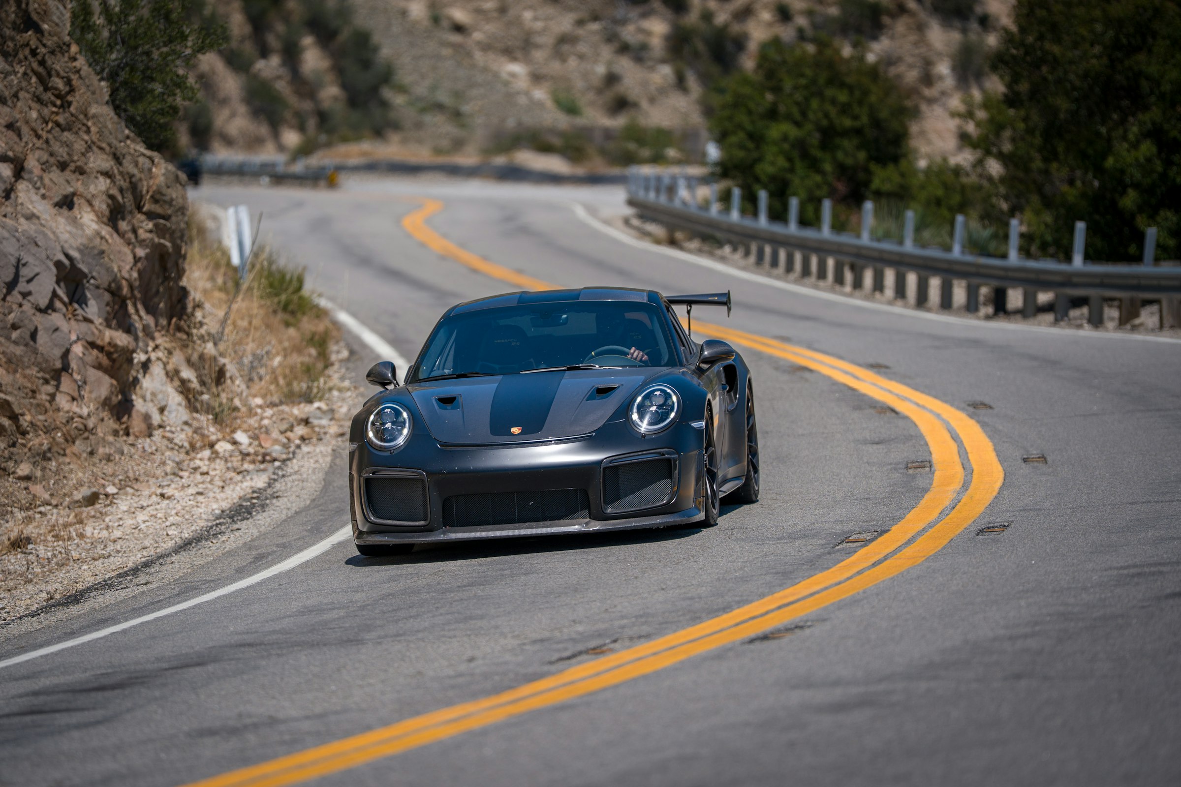 Porsche 911 in Fahrt